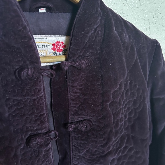 Elegant Dark Purple Teddy Jacket - Picture 2 of 5